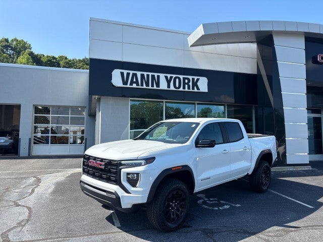 2026 GMC Canyon Elevation in Summit White — front three-quarter view
