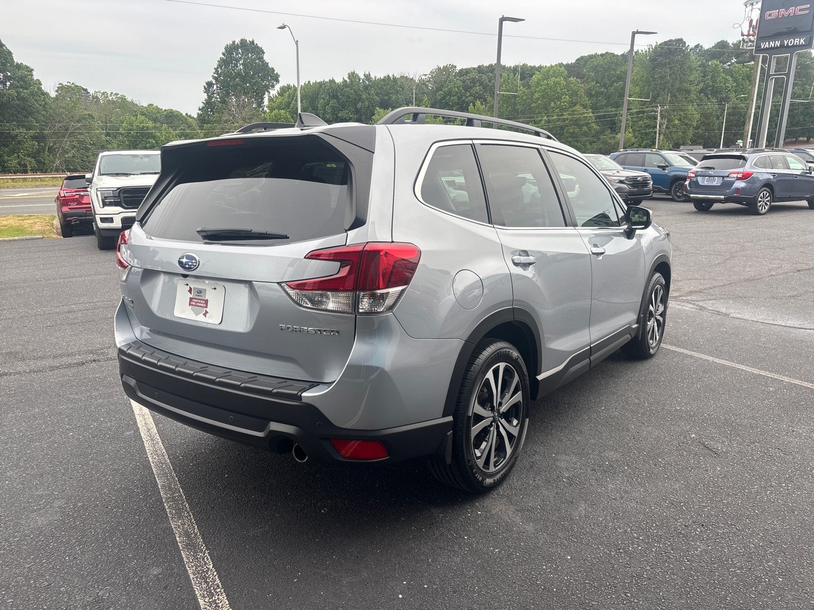 2024 Subaru Forester — rear three-quarter view