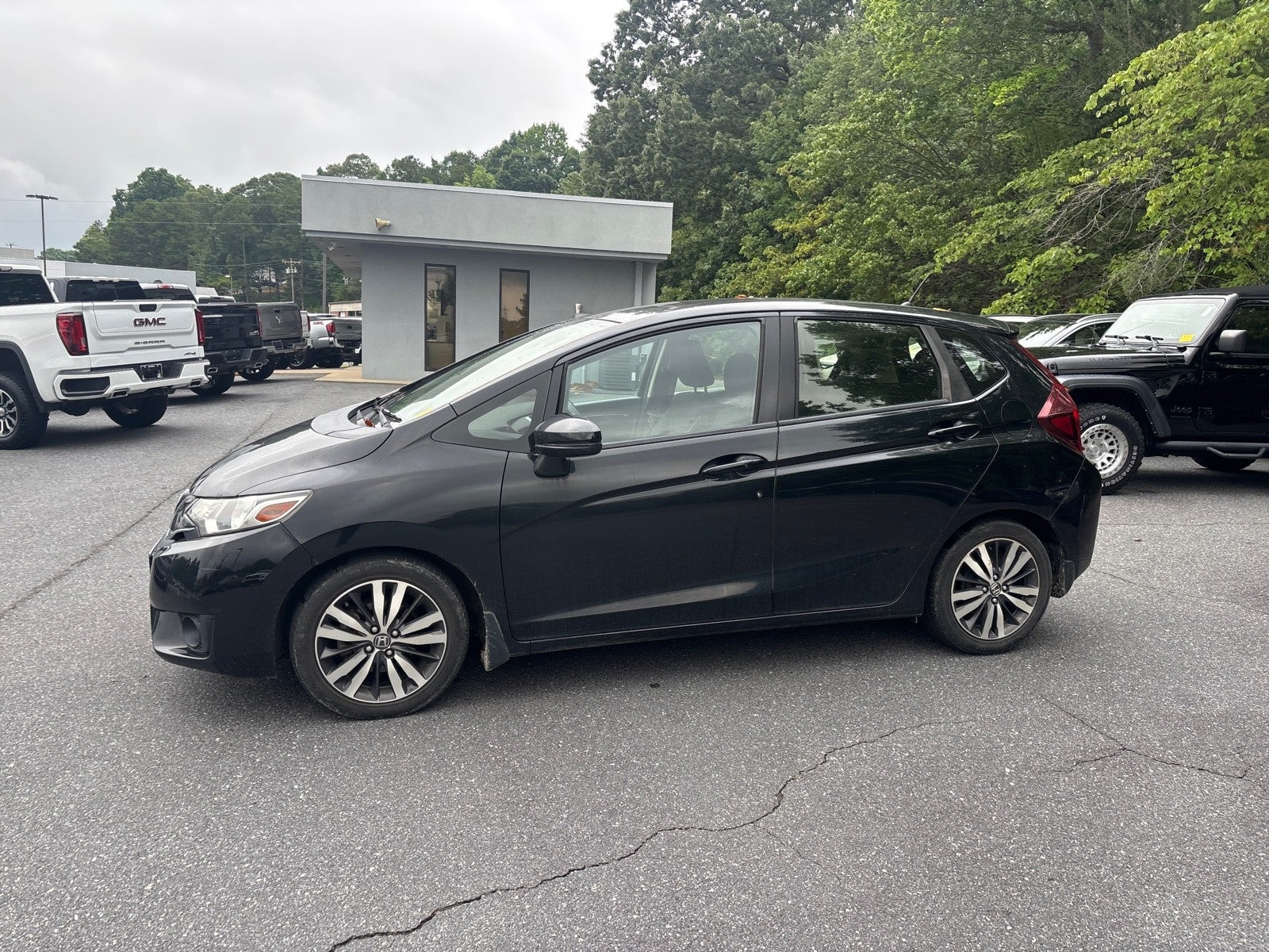 2016 Honda Fit — rear three-quarter view